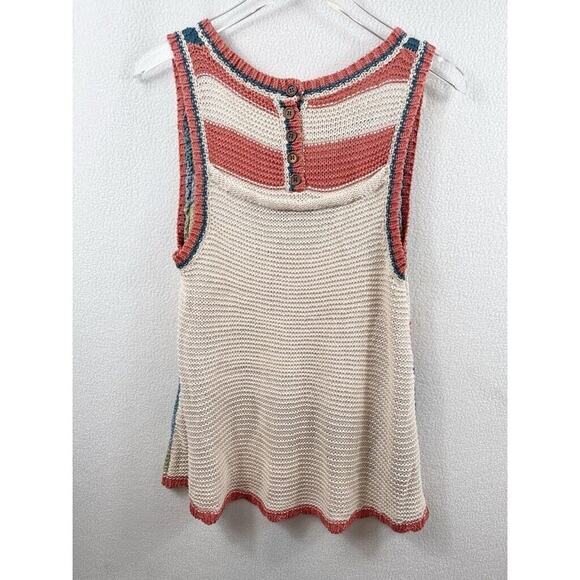 NWOT! POL Striped Sleeveless Sweater Top – Relaxed Fit - Picture 7 of 8